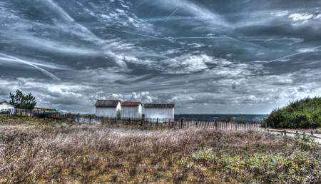 The cabins of L'île d'Yeu The cabins of L'île d'Yeu