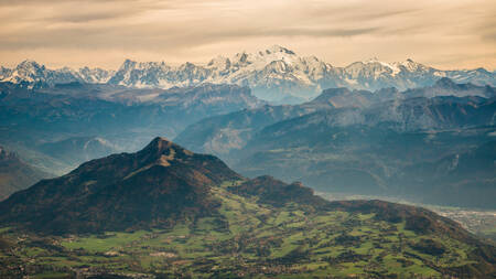 The Mont Blanc region The Mont Blanc region