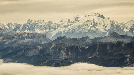 View of Mont Blanc View of Mont Blanc