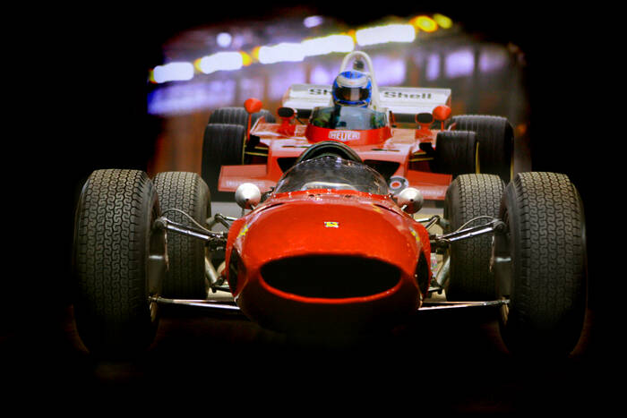 Ferrari F1 in the race Ferrari F1 in the race