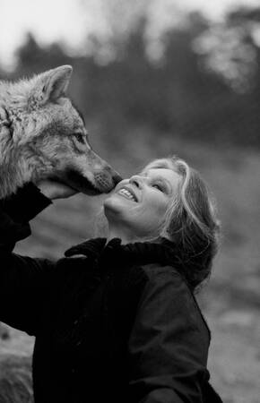 Brigitte Bardot en Lozère en 1991