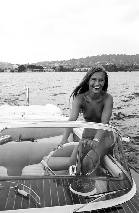 A bordo di un Riva nella baia di Saint-Tropez A bordo di un Riva nella baia di Saint-Tropez