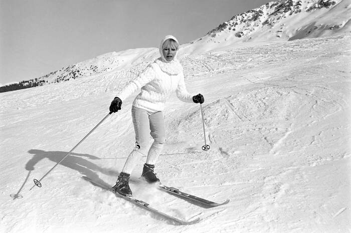 Brigitte Bardot in sport invernali nel 1966 Brigitte Bardot in sport invernali nel 1966
