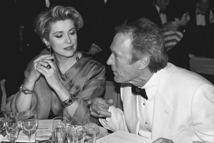 Catherine Deneuve en Clint Eastwood