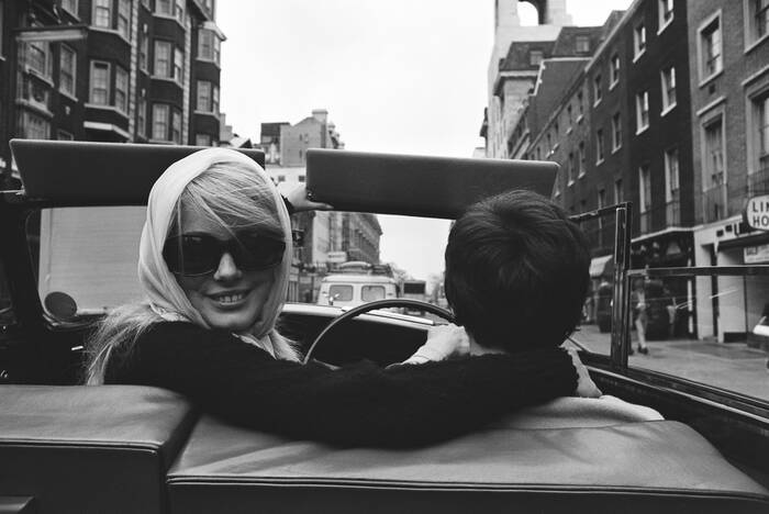 Catherine Deneuve och David Baile i London Catherine Deneuve och David Baile i London