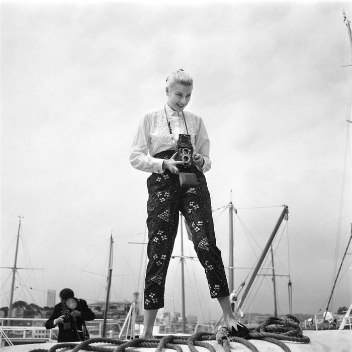Grace Kelly all'8° Festival di Cannes Grace Kelly all'8° Festival di Cannes