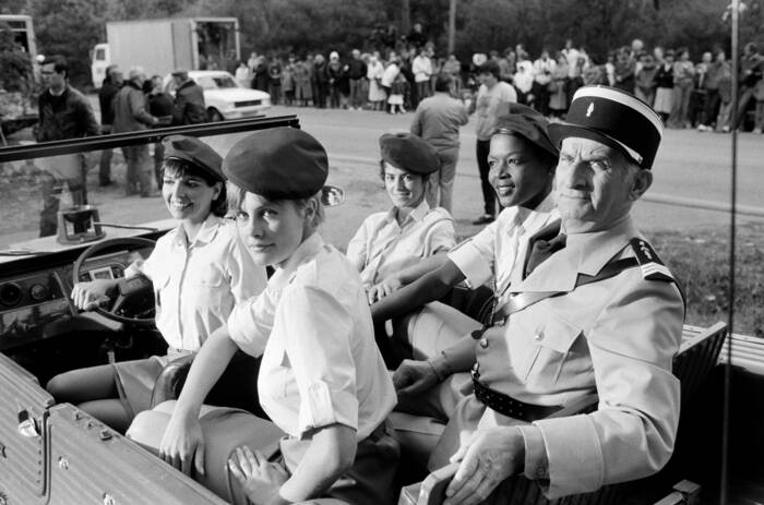 Louis de Funès in De Gendarme en de Gendarmettes
