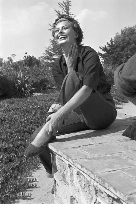 Sophia Loren a Saint Tropez nel 1958 Sophia Loren a Saint Tropez nel 1958