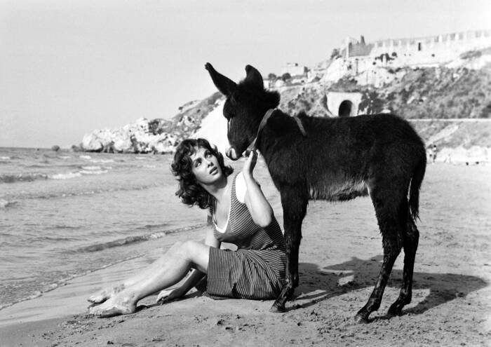 Opname van de film La Loi de Jules Dassin