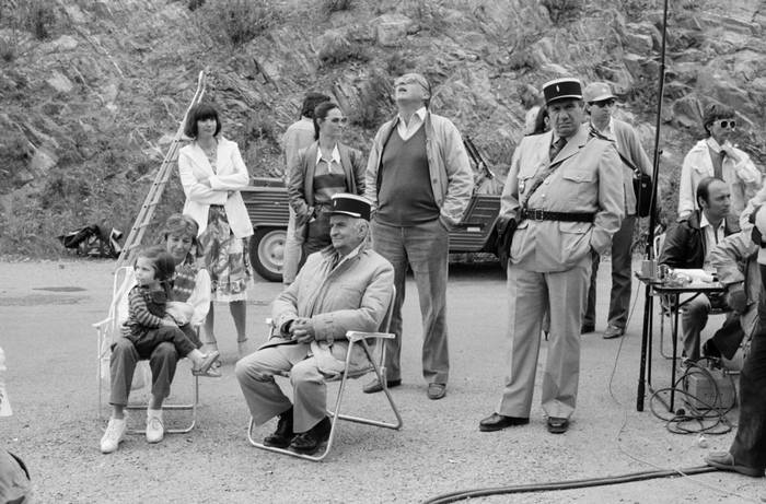 Opname van de film De gendarme en de gendarmettes