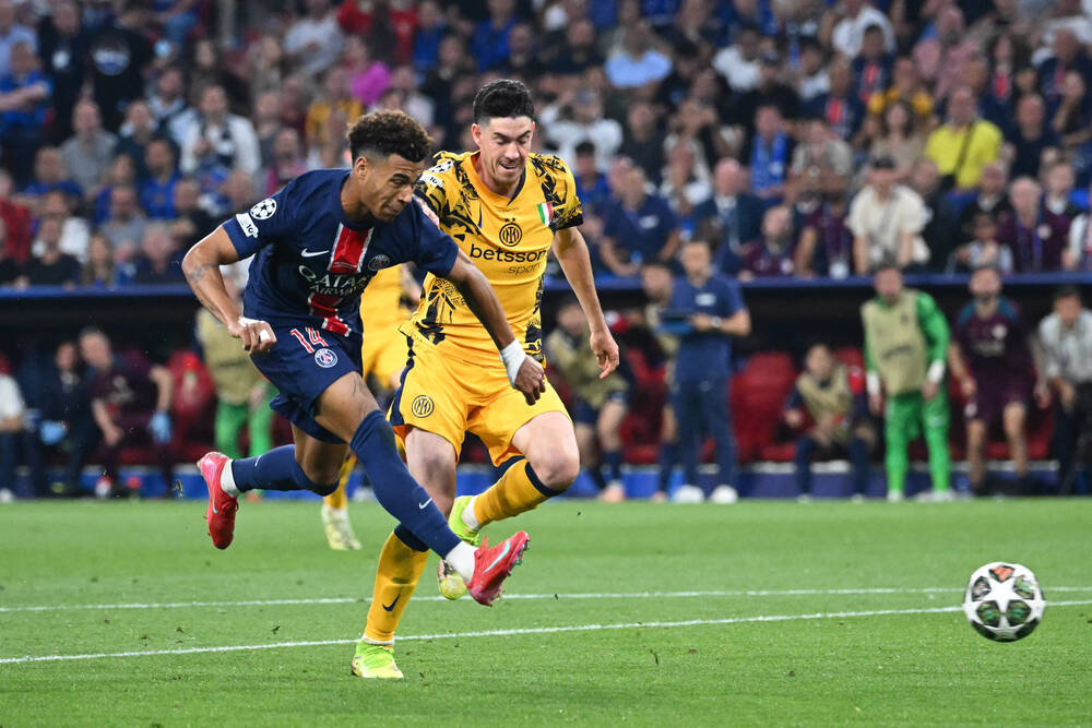 But de Désiré Doué - Finale de Ligue des champions 2025