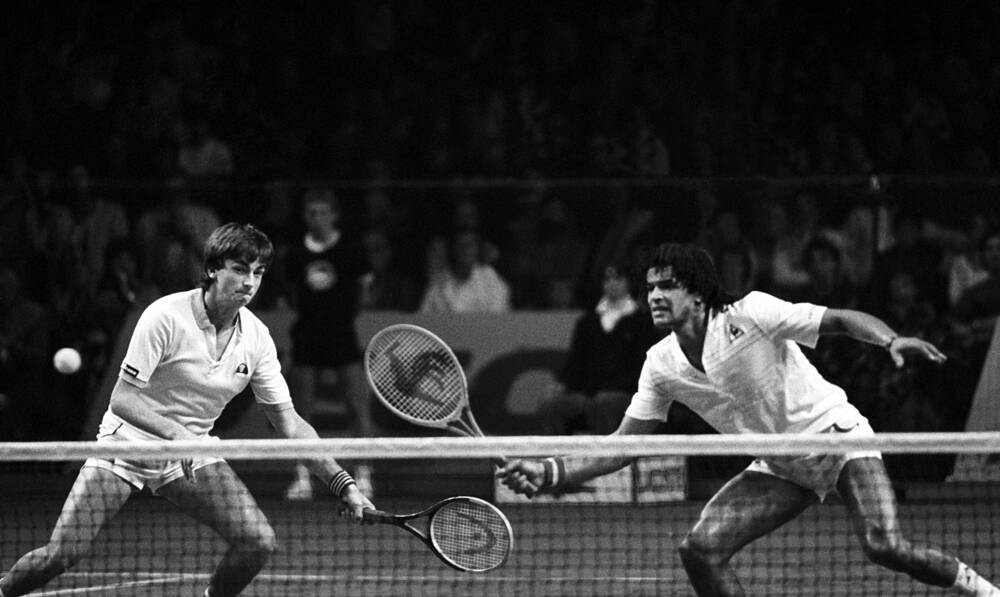 Cuadro y póster Copa Davis 1982 Noah Leconte Compra y venta