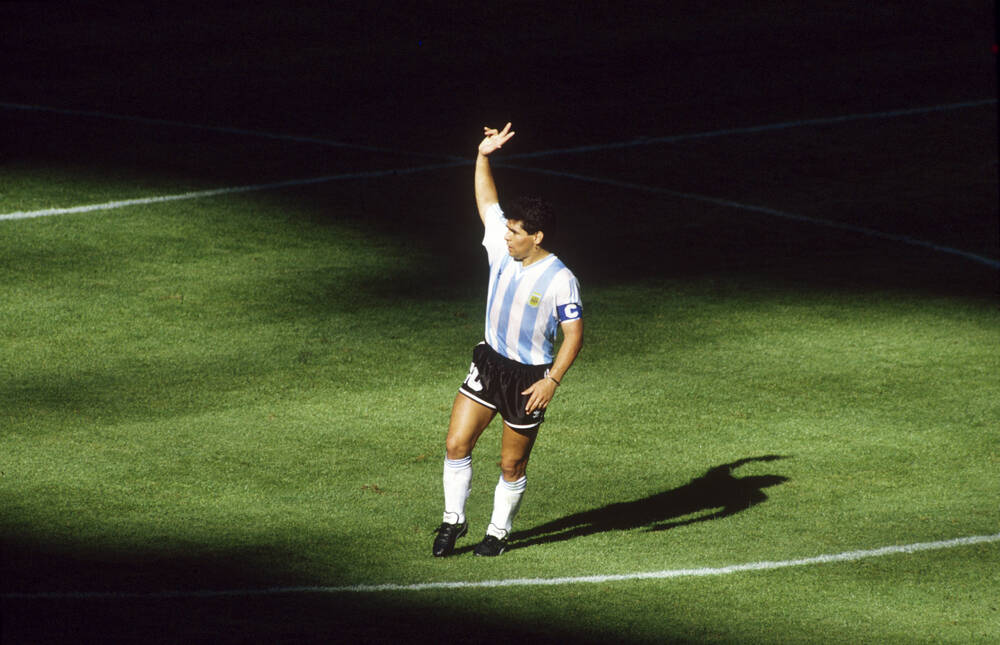 Diego Maradona 1990 Photo et Tableau Editions Limitées