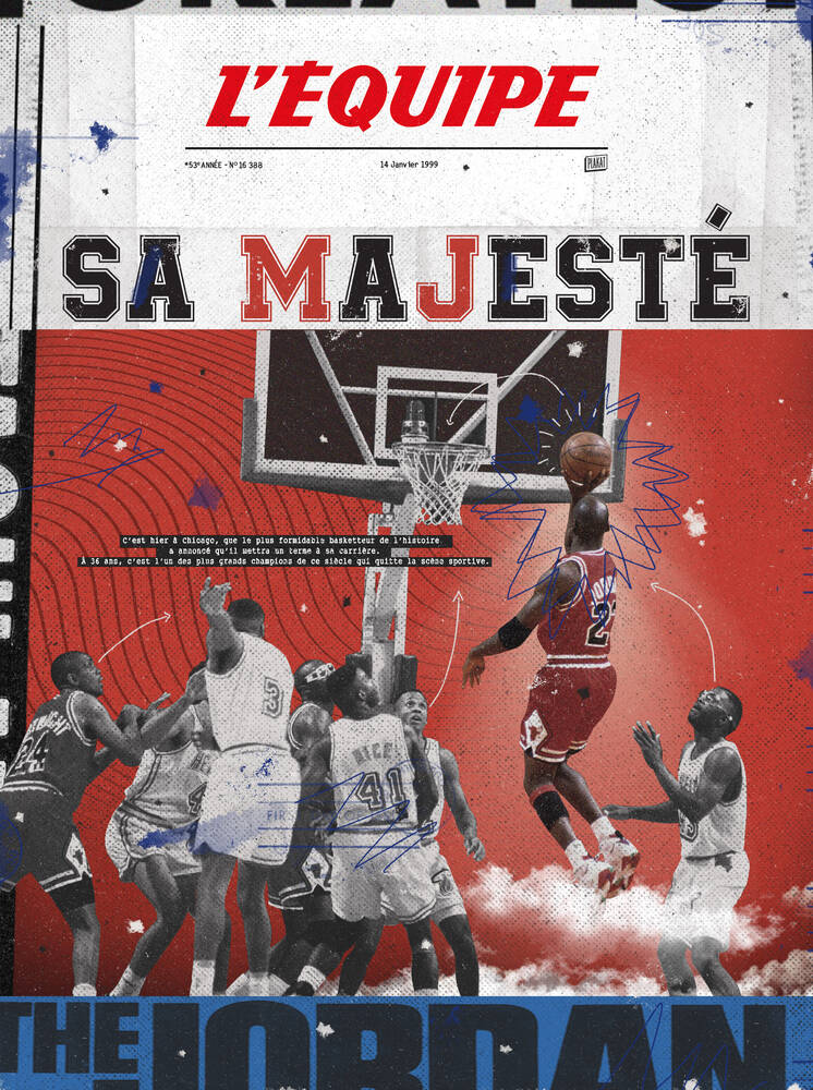 JORDAN - L'Equipe x Plakat