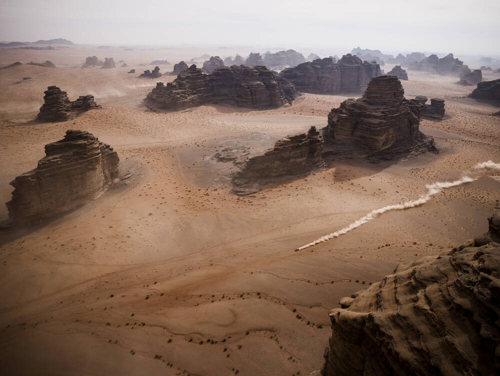 The Dakar on the Saudi track