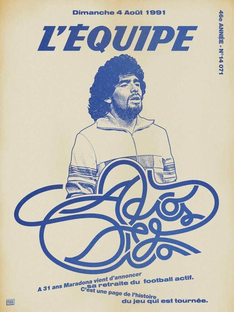 MARADONA 2 - La squadra x Plakat