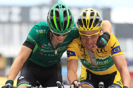 Due amici in cima - Tour de France 2011 Due amici in cima - Tour de France 2011