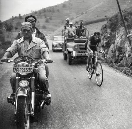 Fausto Coppi in Alpe d'Huez Fausto Coppi in Alpe d'Huez