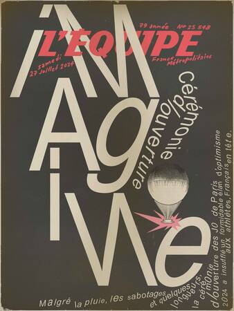 JO PARIS 24 BLACK - L'Equipe x Plakat JO PARIS 24 BLACK - L'Equipe x Plakat