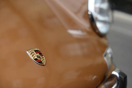Steve McQueen's Porsche 911T embleem Steve McQueen's Porsche 911T embleem