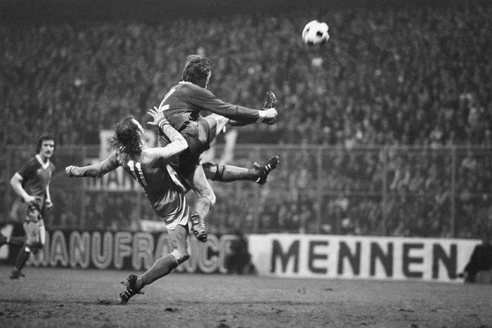 POSTER GEANT ONZE FOOTBALL 1977 AS SAINT-ETIENNE SEC BASTIA FC NANTES RC LENS