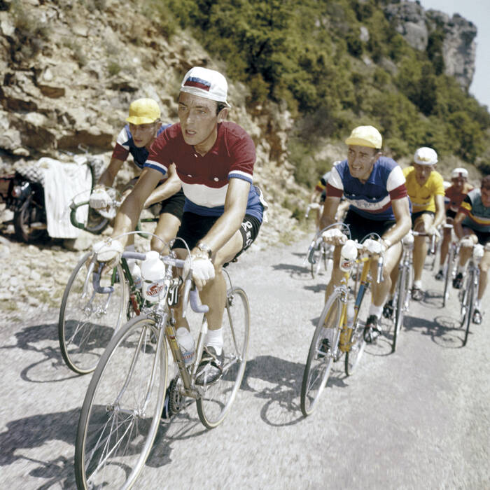 CYCLISME carte cycliste JACQUES ANQUETIL Tour de France heroes