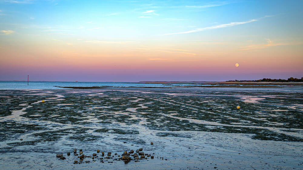 Zonsondergang bij Oleron