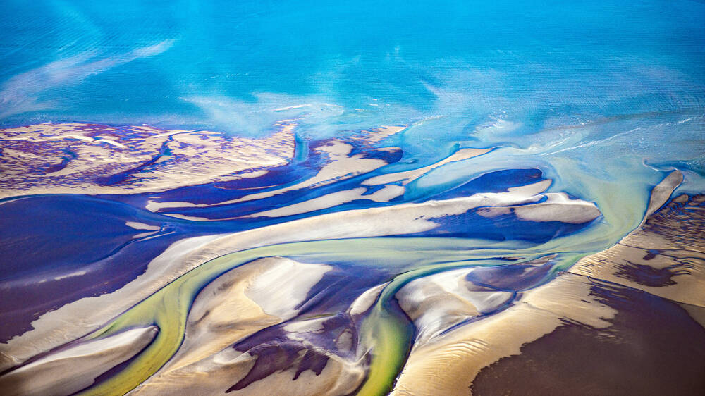 Colors of the bay of Mont Saint Michel