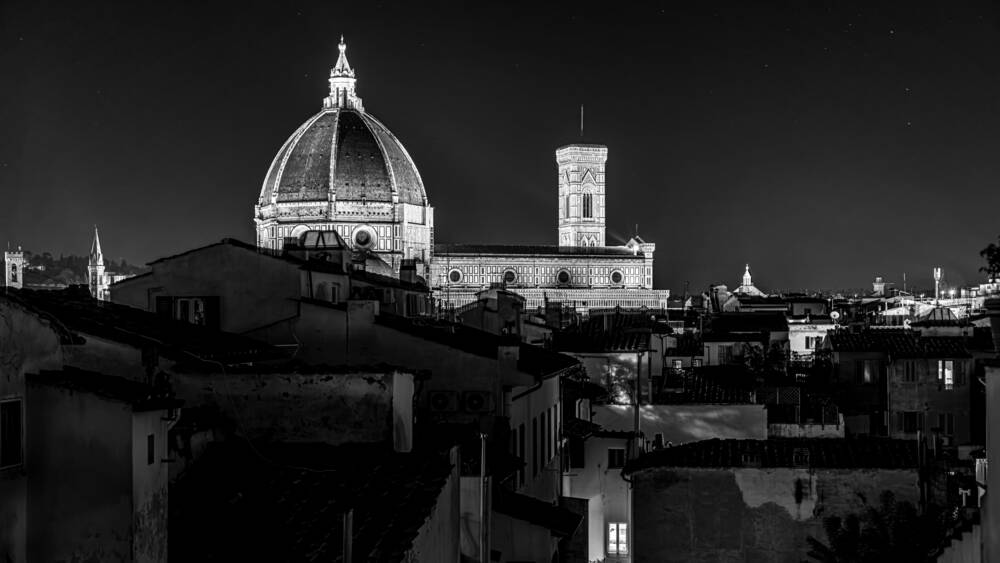 Florence le dome on a starry night