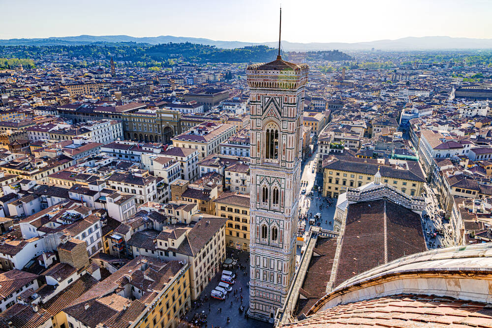 Florence Tower seen from the Dome