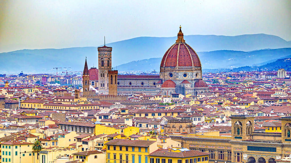 On the heights of Tuscan Florence