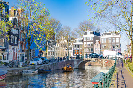 On the canals of Amsterdam On the canals of Amsterdam