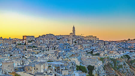 Solnedgång över Matéra Solnedgång över Matéra