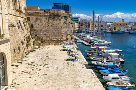 Gallipoli i Puglia i södra Italien Gallipoli i Puglia i södra Italien