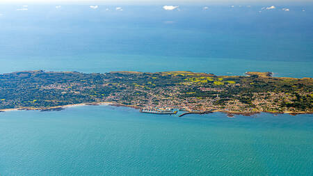 Ile d'Yeu vanuit de lucht en Port Joinville vanuit de lucht Ile d'Yeu vanuit de lucht en Port Joinville vanuit de lucht