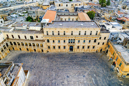 Piazza del Duomo i Lecce, Puglia Piazza del Duomo i Lecce, Puglia