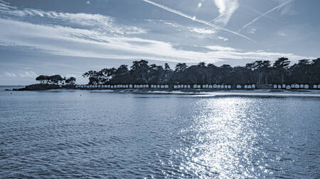 The Noirmoutier ladies' beach from the sea