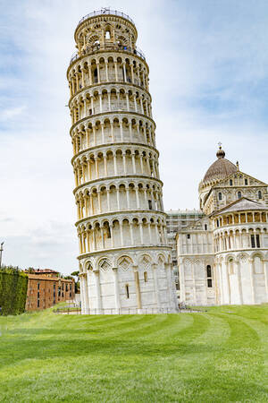 The leaning tower of Pisa The leaning tower of Pisa