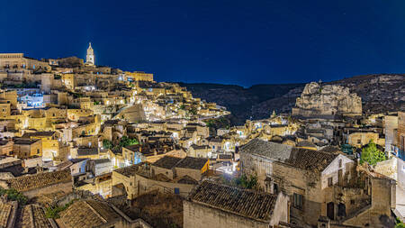 Nattens stilla lugn i Matera Nattens stilla lugn i Matera