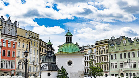 Krakow's historic center