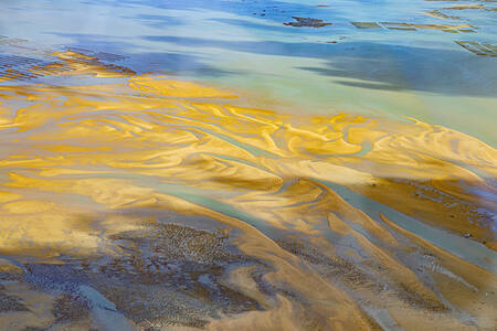 Noirmoutier sandbanks at low tide