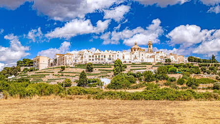 Locorotondo i Puglia, södra Italien Locorotondo i Puglia, södra Italien