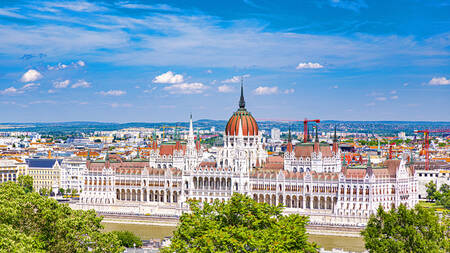 Budapests majestätiska parlament Budapests majestätiska parlament