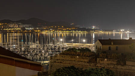 Night falls on Ajaccio Night falls on Ajaccio
