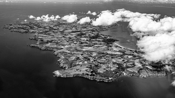 3 km boven Belle ile en mer