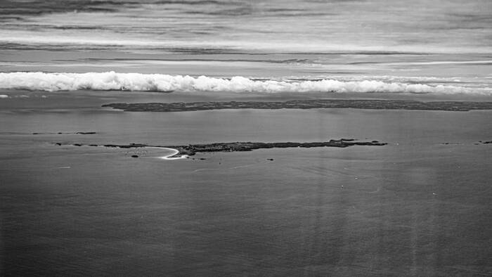 Houat en Belle ile en mer vanuit de lucht