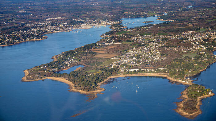 De rivier de Crac'h en La Trinité sur mer
