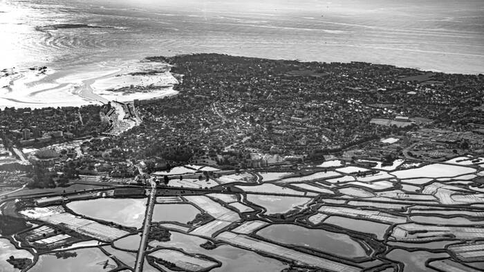 Le Pouliguen en La Baule gezien vanaf de marias van Guérande