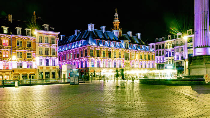 Les lumières du vieux Lille la nuit Les lumières du vieux Lille la nuit