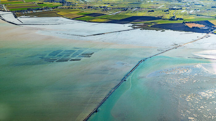 Passage du Gois tussen Noirmoutier en het vasteland